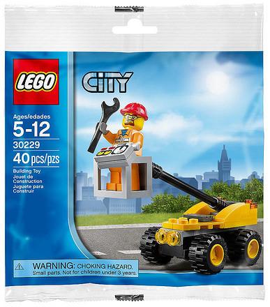 LEGO Set-Repair Lift (Polybag)-Town / City / Traffic-30229-1-Creative Brick Builders